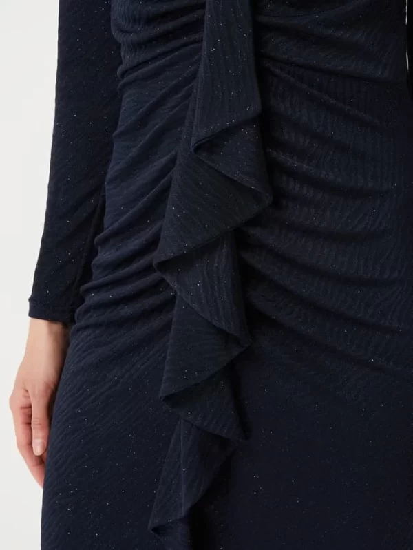 Vera Mont Cocktailkleid Mit Volant – Dunkelblau 5