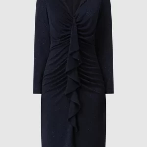 Vera Mont Cocktailkleid Mit Volant – Dunkelblau 9
