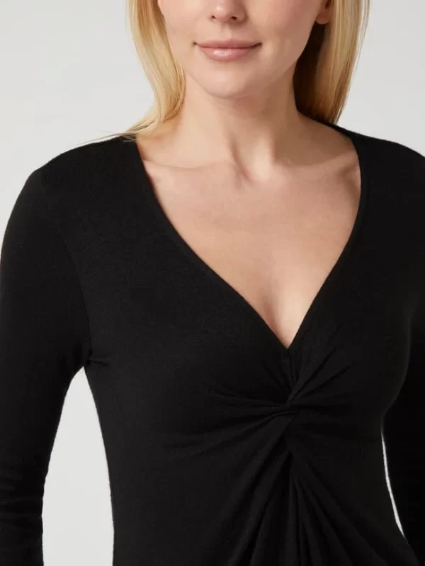 Mango Strickkleid Aus Viskosemischung Modell ‘Palson’ – Schwarz 4
