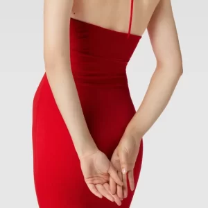 Bardot Midikleid Mit Neckholder Modell ‘KIKI HALTER MIDI DRESS’ – Rot 11