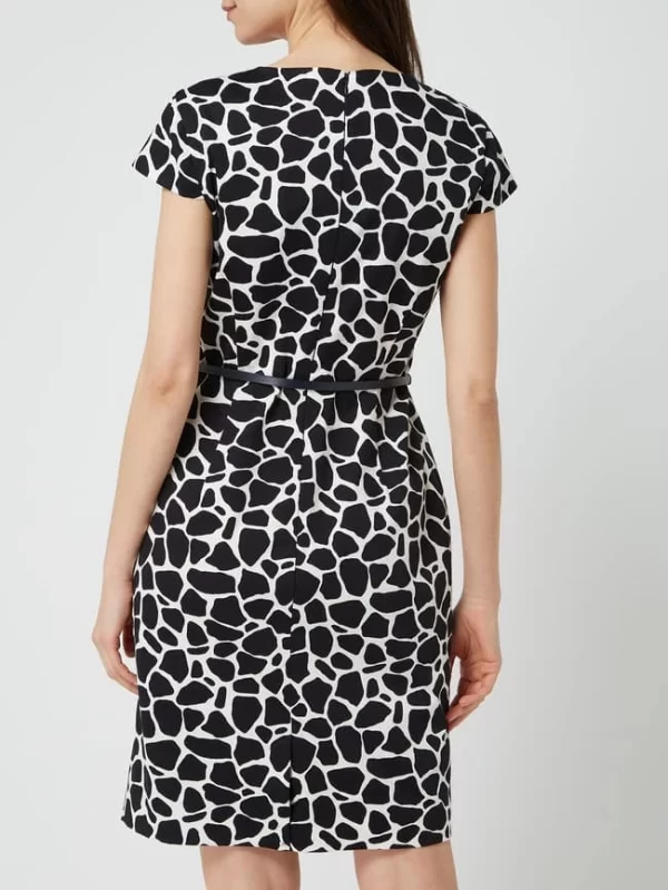 Montego Kleid Mit Animal-Print – Marineblau 6
