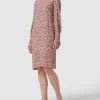 BOSS Casualwear Knielanges Kleid Mit Allover-Muster – Beige 19