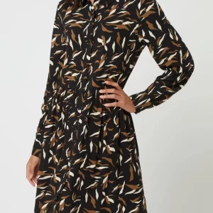Object Blusenkleid Mit Allover-Muster Modell ‘Lorena’ – Schwarz 13