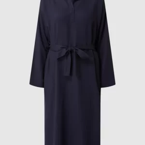 Armedangels Blusenkleid Mit Taillengürtel Modell ‘Brisaa’ – Marineblau 8