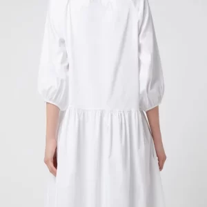 Risy & Jerfs Kleid Mit Tunikakragen Modell ‘Marsala’ – Weiß 15