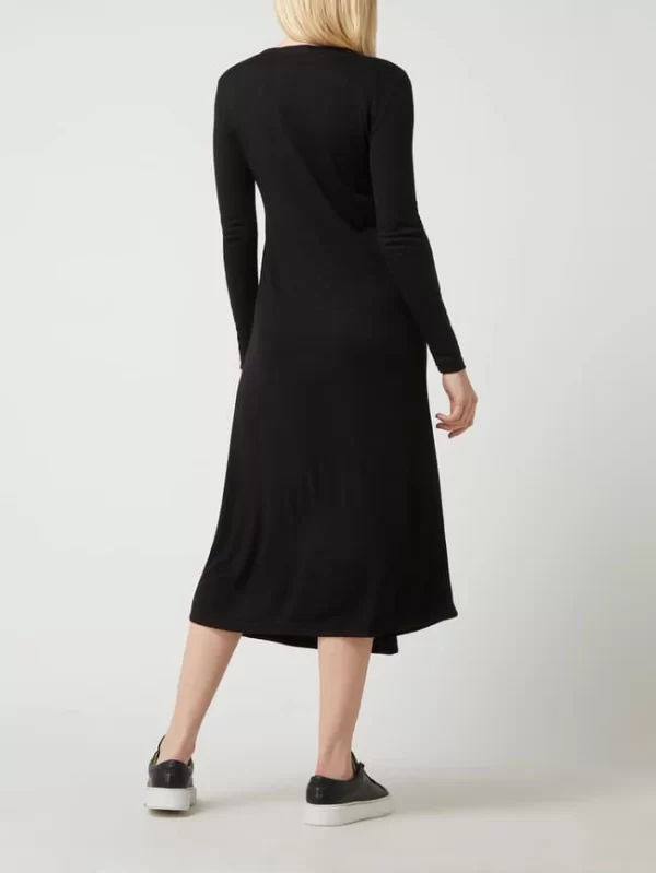 Mango Strickkleid Aus Viskosemischung Modell ‘Palson’ – Schwarz 5