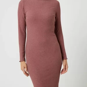 Only Kleid Mit Rippenstruktur Modell ‘Emma’ – Mauve 13