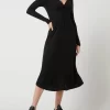 Mango Strickkleid Aus Viskosemischung Modell ‘Palson’ – Schwarz 17