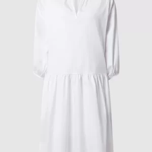 Risy & Jerfs Kleid Mit Tunikakragen Modell ‘Marsala’ – Weiß 9
