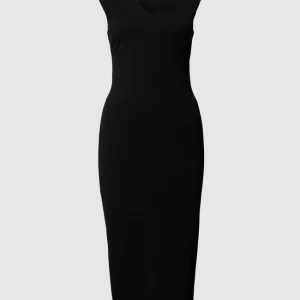 JOOP! Knielanges Kleid Mit V-Ausschnitt – Schwarz 9