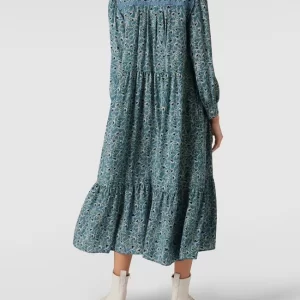 Weekend Max Mara Blusenkleid Aus Seide In Midilänge Modell ‘Calore’ – Aqua Blau 15