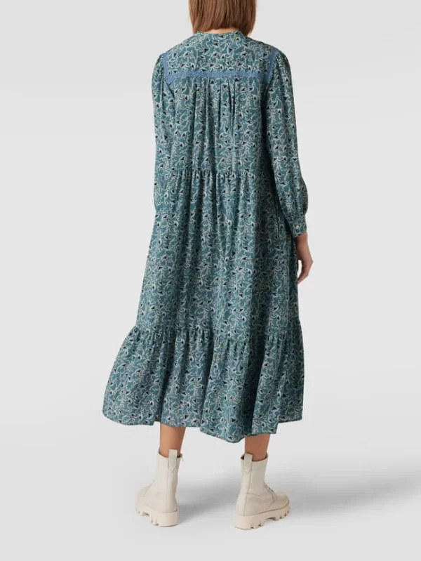 Weekend Max Mara Blusenkleid Aus Seide In Midilänge Modell ‘Calore’ – Aqua Blau 6