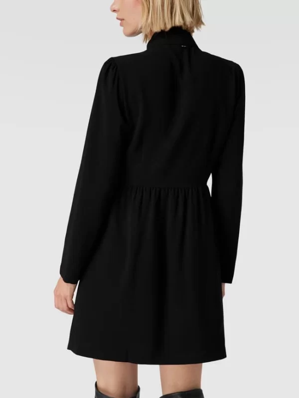 Liu Jo White Minikleid Im Stufen-Look – Schwarz 6