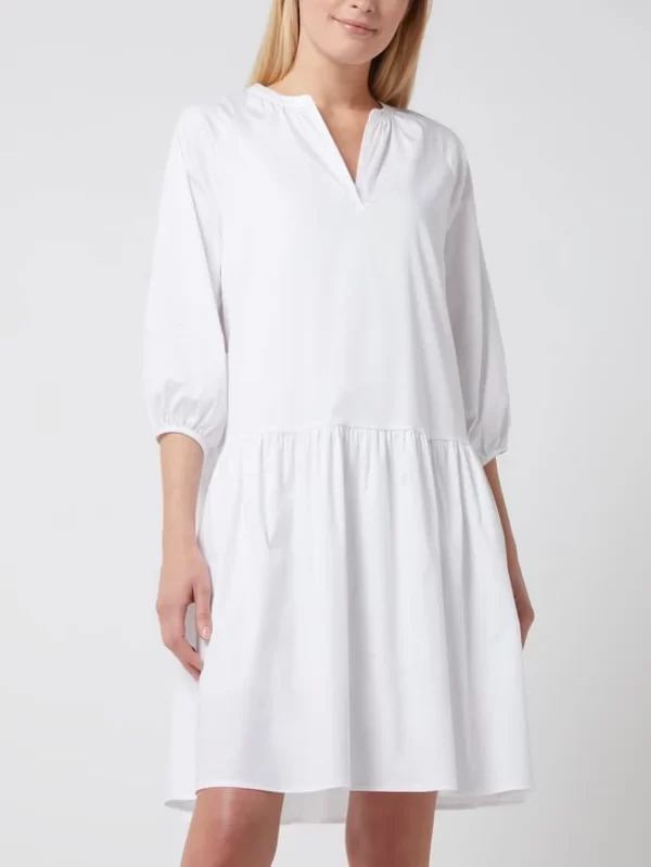 Risy & Jerfs Kleid Mit Tunikakragen Modell ‘Marsala’ – Weiß 5