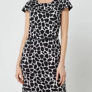 Montego Kleid Mit Animal-Print – Marineblau 13