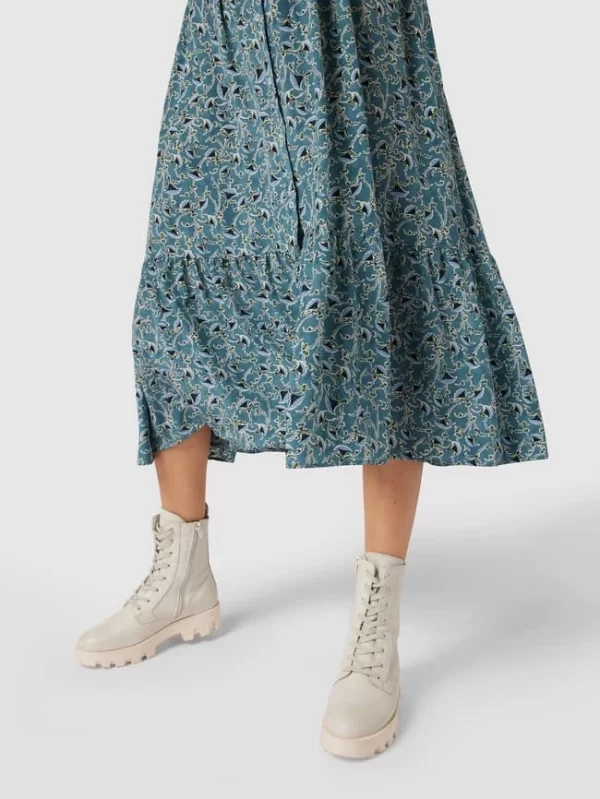 Weekend Max Mara Blusenkleid Aus Seide In Midilänge Modell ‘Calore’ – Aqua Blau 4