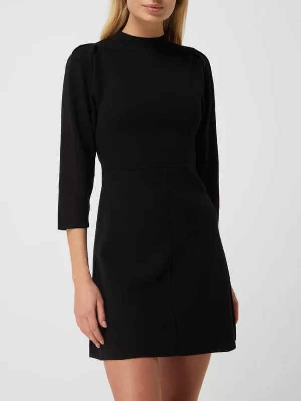 Mango Kleid Mit 3/4-Arm – Schwarz 5