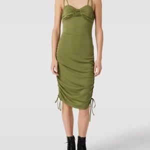 Alex Mariah Peter X P&C Knielanges Kleid Mit Tunnelzug – Alex Mariah Peter X P&C – Olivgrün 14