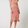 FREEBIRD Wickelkleid Mit Volants Modell ‘Rosy’ – Pink 17