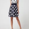 APART Kleid Mit Polka Dots – Marineblau 19