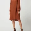 Esprit Collection Kleid Aus Viskose – Camel 16