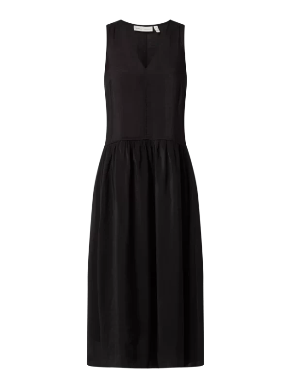 InWear Kleid Mit Raffungen Modell ‘Delicia’ – Schwarz 3