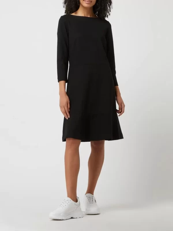 Esprit Kleid Mit 3/4-Arm – Schwarz 1