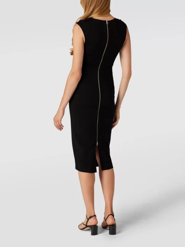 JOOP! Knielanges Kleid Mit V-Ausschnitt – Schwarz 6
