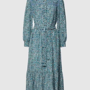 Weekend Max Mara Blusenkleid Aus Seide In Midilänge Modell ‘Calore’ – Aqua Blau 9