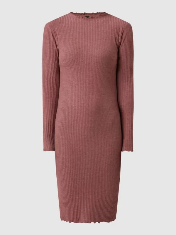 Only Kleid Mit Rippenstruktur Modell ‘Emma’ – Mauve 3