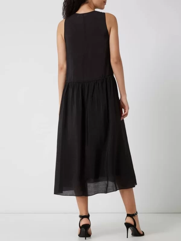 InWear Kleid Mit Raffungen Modell ‘Delicia’ – Schwarz 5