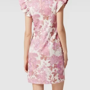 CHI CHI London Cocktailkleid Mit V-Ausschnitt – Pink 15