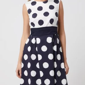 APART Kleid Mit Polka Dots – Marineblau 13