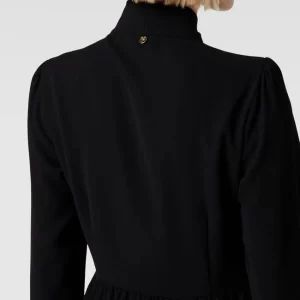 Liu Jo White Minikleid Im Stufen-Look – Schwarz 11