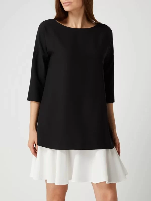 Pennyblack Kleid Im 2-in-1-Look Modell ‘Brunico’ – Schwarz 5