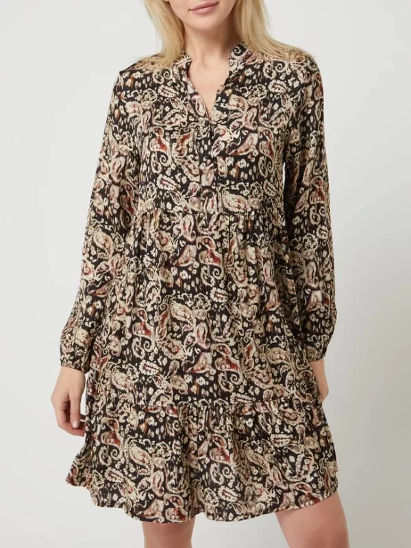 Redraft Kleid Aus Rayon – Schwarz 5