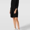 Montego Knielanges Kleid Mit Stickereien – Schwarz 5